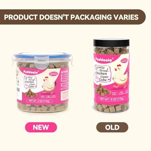 Freeze Dried Chicken Liver Treats for Dogs & Cats, 6 oz