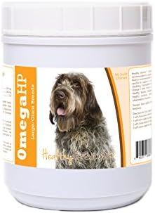 Healthy Breeds Wirehaired Pointing Griffon Omega HP Fatty Acid Skin and Coat Support Soft Chews 90 Count