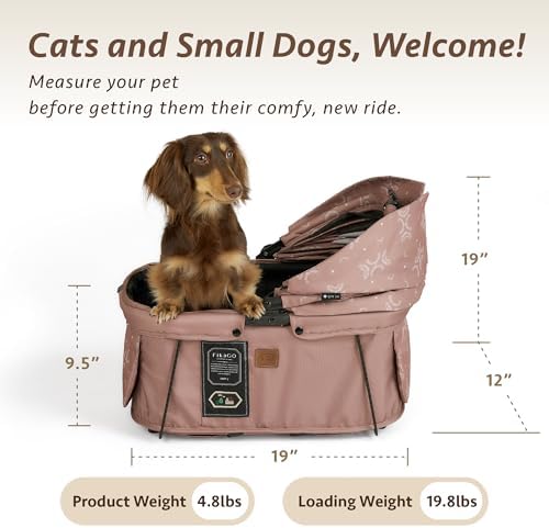 Sway2 Pet Car Seat and Carrier, 2-in-1 Booster Seat for Small Dogs and Cats