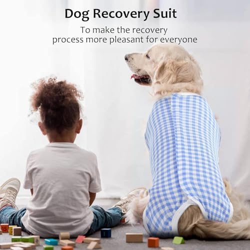 Kuoser Surgical Recovery Suit for Dogs Cats, E-Collar Alternative