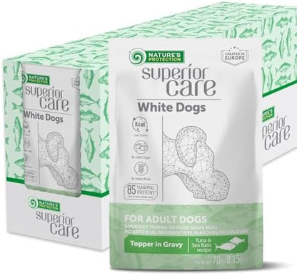 Nature's Protection Superior Care Wet Dog Food Pouches, Tuna 24x 2.46 oz