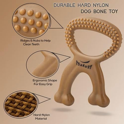 Chew Buddy Natural Rubber Dog Chew Toy for Medium & Large Dog