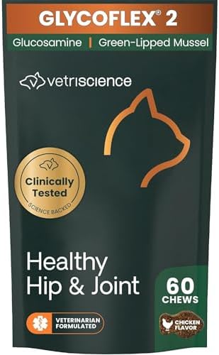 VetriScience Healthy Hip & Joint Chews for Cats, Chicken, 60 Count