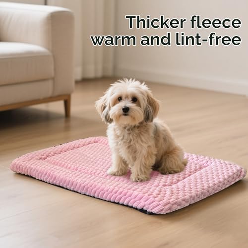 Dog Bed Mat – Soft & Comfortable Dog Kennel Pad for Crate – Durable Crate Bed & Mat for Dogs & Cats – Ideal for Crate, Kennel, and Home Use