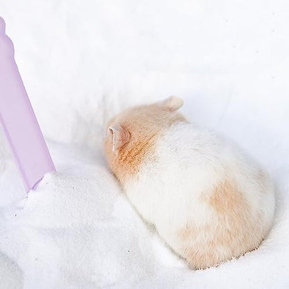 DR.DUDU 2.8lb Hamster Sand for Sand Bath, Hamster Cage Accessories(White)