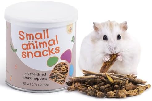 Niteangel Small Animal Snack & Treats: Freeze-Dried Grasshopper & No Add