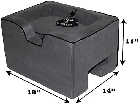 Pet Gear Lookout Booster Car Seat, Charcoal