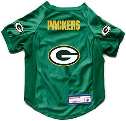 Littlearth NFL Green Bay Packers Stretch Pet Jersey, Team Color, Medium