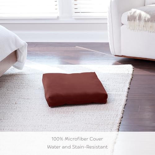 Happy Hounds Cooper Deluxe Reversible Crate Pad - Extra Small - Burgundy