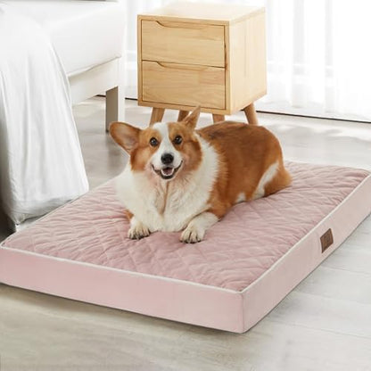WNPETHOME Orthopedic Waterproof Dog Bed Medium for Comfy Sleeping