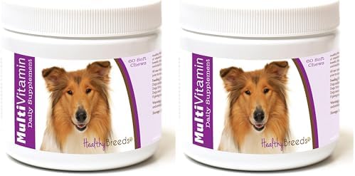 Healthy Breeds Collie Multi-Vitamin Soft Chews 60 Count (Pack of 2)