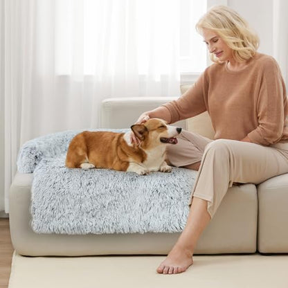 Luxurious Dog Couch Bed Protector for Dogs Pet Couch Cover Dog Sofa Beds(M)