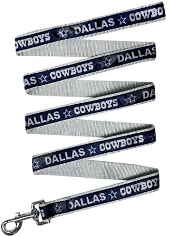 NFL PET Leash Dallas Cowboys Dog Leash, Large Football Team Leash for Dogs & Cats. A Shiny & Colorful Cat Leash & Dog Leash Licensed by The NFL