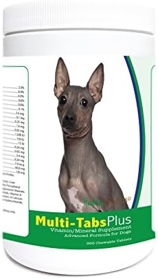 Healthy Breeds American Hairless Terrier Multi-Tabs Plus Chewable Tablets 365 Count