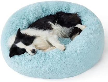 Bedsure Calming Dog Beds Large Sized Dog Donut Washable Pet Bed,36ins
