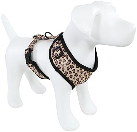 Luvable Friends Unisex Pet Harness, Leopard, Small