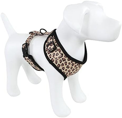 Luvable Friends Unisex Pet Harness, Leopard, Small