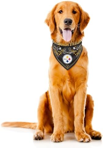 Littlearth NFL Reversible Pet Bandana - Officially Licensed Teams, Sizes XS to XL