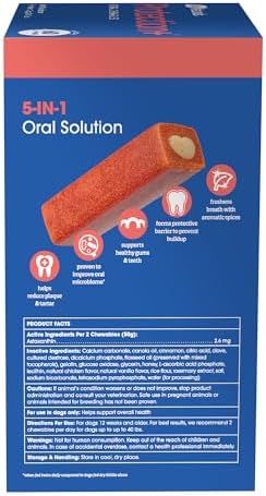 Ark Naturals Protection+ Brushless Toothpaste Chews - Medium Breeds (60 ct)