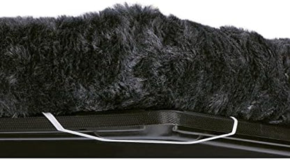 MidWest Homes for Pets QuietTime Giant Dog Bed - Gray Faux Fur Bolster, Ultra-Soft and Machine Washable, Fits 54-Inch Crates and Carriers, for XXL Breed Dogs