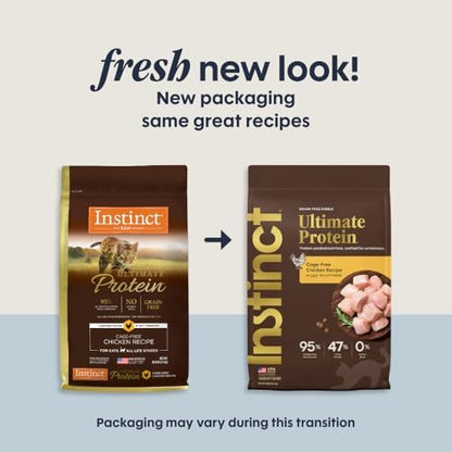 Instinct Ultimate Protein Grain Free Cage Free Chicken Recipe Natural Dry Cat Food, 10 lb. Bag