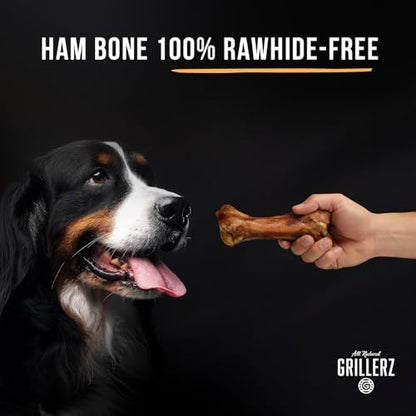 Grillerz Vacuum Sealed Ham Bone, Rawhide-Free, 1 Count