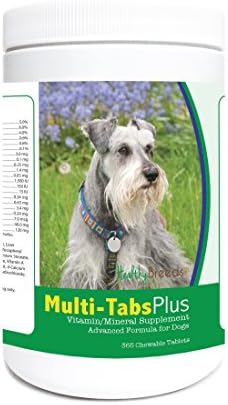 Healthy Breeds Miniature Schnauzer Multi-Tabs Plus Chewable Tablets 365 Count
