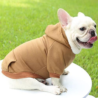 TAPBULL Dog Dresses, Fashionable Pet Dog Sweatshirt Clothes in Light Colors, Cute Cat Birthday Dress Outfit (Pink/Purple/Coffee 3-Pack), XX-Large