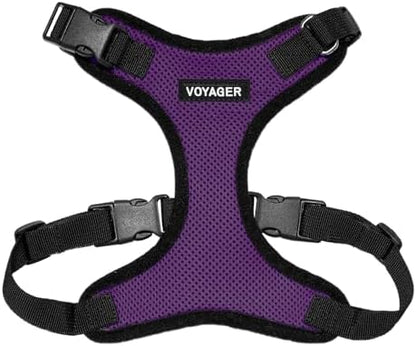 Voyager Step-in Lock Dog Harness - Purple/Black Trim, X-Large