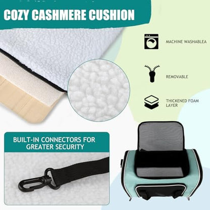 Top tasta Dog Cat Carrier Pet Carriers for Small Medium Large Cats Dogs Carrier Soft Sided Small Puppy Dog Carrier Portable Foldable Airline Approved Dog Cat Travel Carrier Green Large