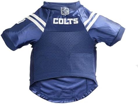 Littlearth NFL Indianapolis Colts Premium Pet Jersey, Team Color, X-Small