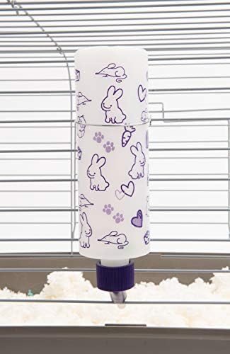 Lixit Weather Resistant Cage Water Bottles for Rabbits, Ferrets, Guinea Pigs Hamsters and Other Small Animals. (16-Ounce)