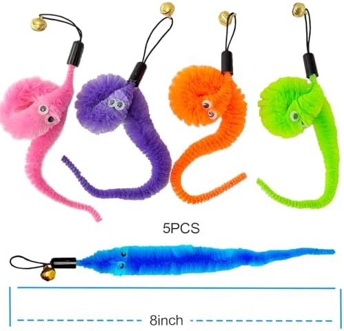 ZPH Cat Toys Interactive for Indoor Cats,2PCS Retractable Cat Wand,9PCS Teaser Toys&1PCS Hanging Door Lure Kitten Toy,Interactive Feather Toy for Teaser Play and Chase Exercise with Kitten