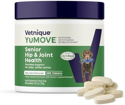 YuMOVE Senior Dog Joint Supplement Glucosamine & Green Lipped Mussel 240ct