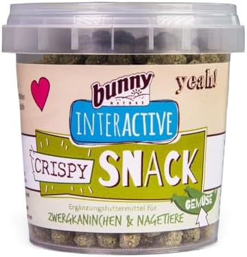Bunny Nature - Crispy Snack - Vegetables – Wholesome, Crunchy Treat for Rabbits and Small Animals – Made with Natural Ingredients, Packed with Nutrients
