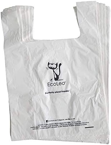 EcoLeo, Compatible with Litter-Robot 3, Handle Waste Drawer Liner Bags, Thick, for Automatic Litter Box, Compatible with Leo's Loo