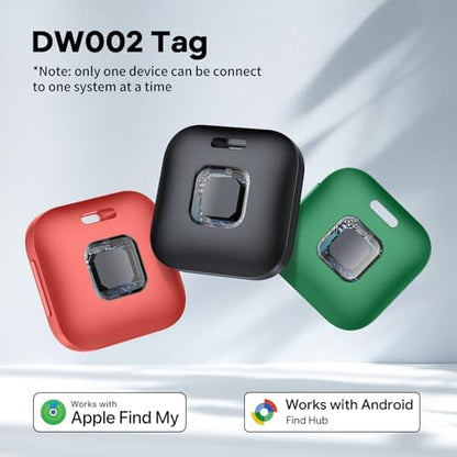 Hoxe Air Tracker Tags-3 Pack for iOS & Android, Smart Tag for Key, Bag, Pet