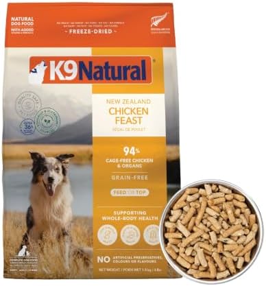 K9 Natural - Freeze Dried High Protein Grain-Free Dog Food Or Topper