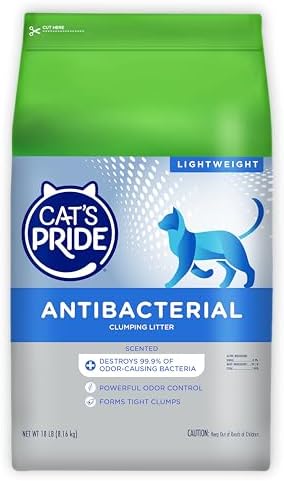 Cat's Pride Antibacterial Litter, Odor-Eliminating Scented 18lb