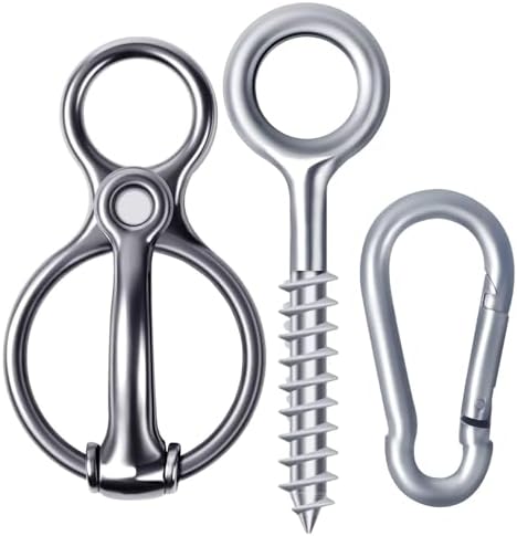 Martx Blocker Tie Ring for Horses, Stainless Steel Tack Accessories