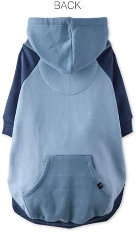 Pet Passion Rocky II Dog Hoodie, Navy Color Block, Large