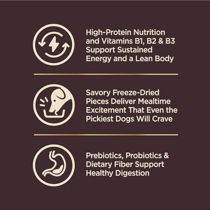 Wellness CORE RawRev Grain-Free Dry Dog Food, Natural Ingredients, Made in USA with Real Freeze-Dried Meat (Adult, Turkey, 4 lbs) (Pack of 2)