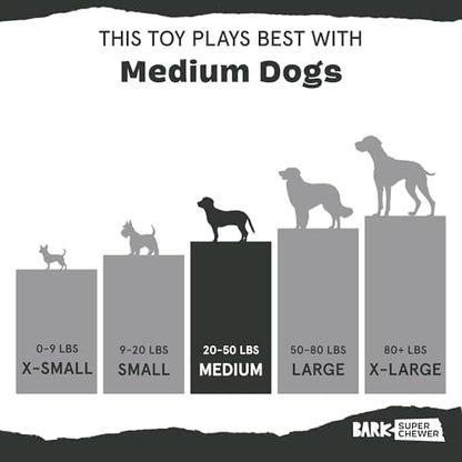 BarkBox Treat Meat Hot Dog Dog Toy - Toy for Medium Dogs