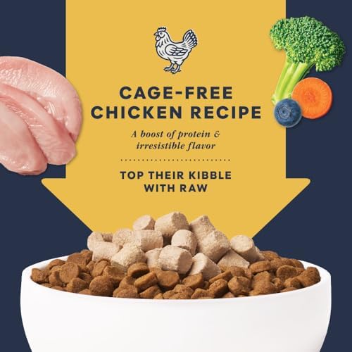 Instinct Freeze Dried Mixers, Cat Food Toppers, Chicken 6 oz. + Digestive Health 5.5 oz. Bundle