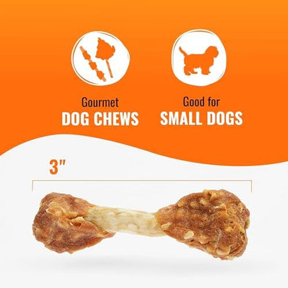 Good 'n' Fun Dumbbells Long-Lasting Dog Treat for Small Dogs, 12 oz