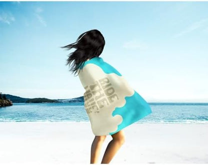 Caroline's Treasures MLM1241TWL3060 Surfer Dog Silver Fox Labrador Retriever Premium Beach Towel Oversized Towel Beach Blanket, Pool, Beach Essentials, Yoga, Premium Bath Towel, Quick Dry Plush
