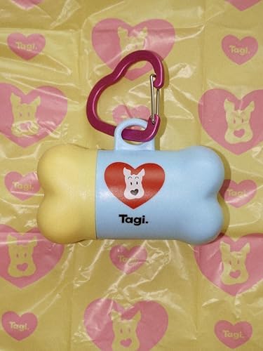 Tagi. The Fruits of Love Dog Poop Bags with Dispenser, Leak-Proof & Extra Thick Pet Waste Bags, Portable Dog Waste Bag Holder for Walking, Travel, and Outdoor Use, 12 Berry Rolls Bags