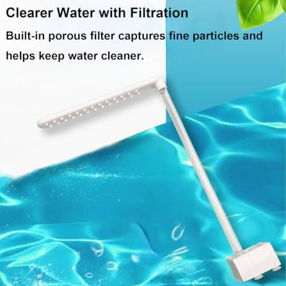 Bearded Dragon Bath Fountain, Reptile Water Fountain with USB Pump