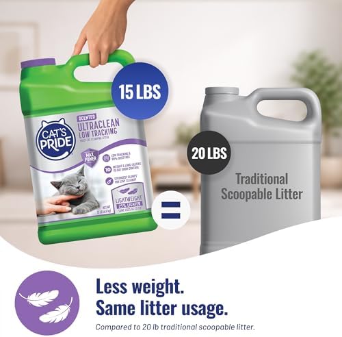 Cat's Pride UltraClean Low Tracking Powerful Clumping Litter Scented 15lb