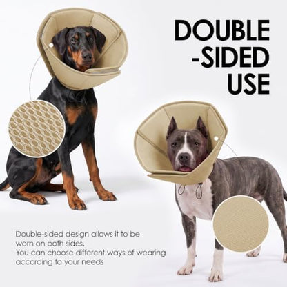 AOFITEE Dog Cones for Medium Dogs, Soft Dog Cone Collar After Surgery